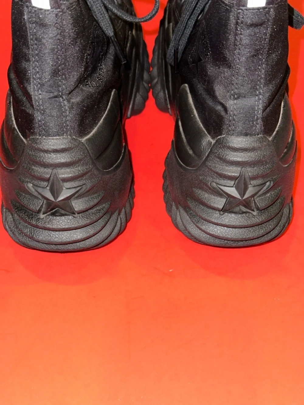 Converse Run Star Motion CX Workwear Triple Black Platform Men’s 7.5 Women’s 9 - Picture 6 of 10